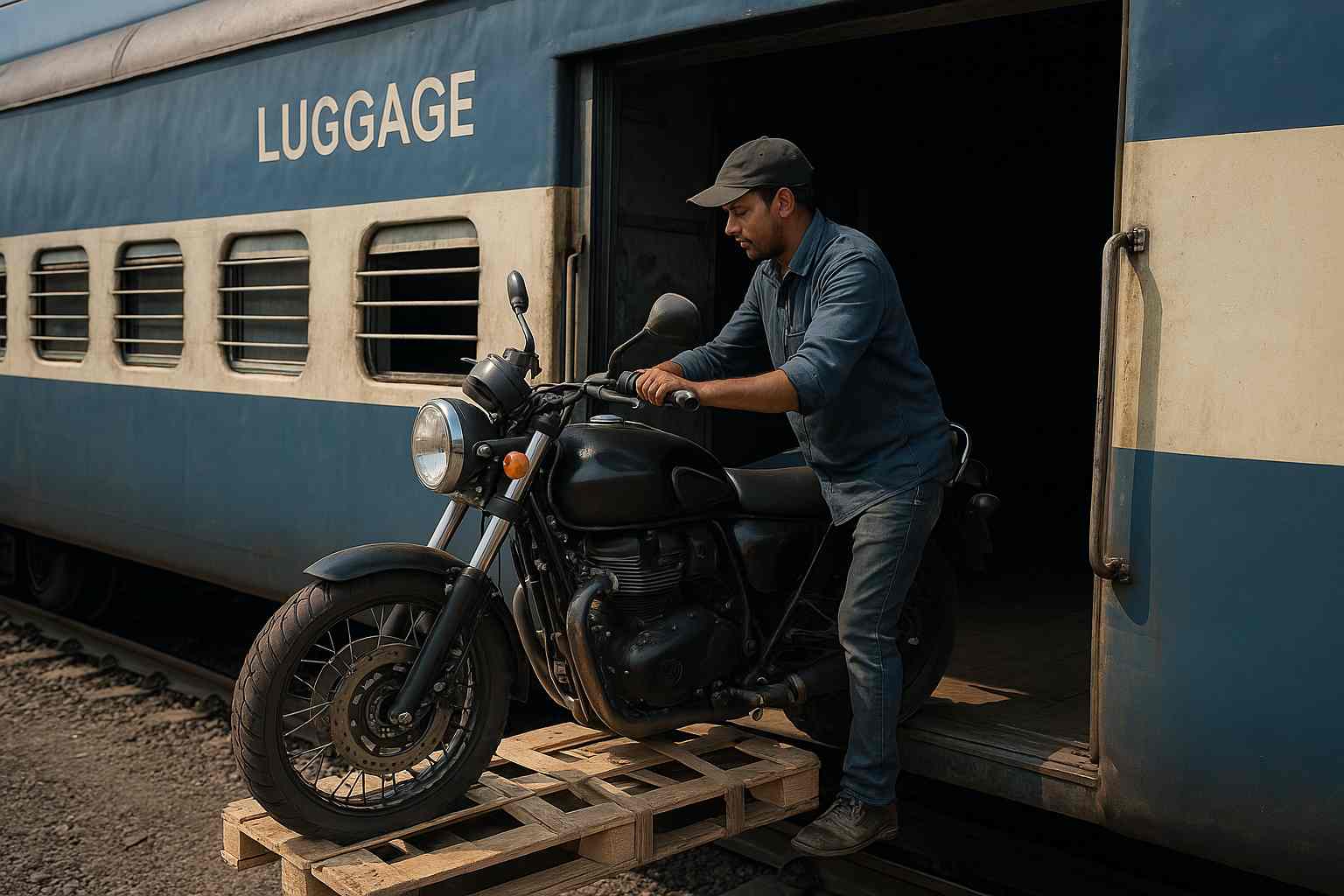 transport bike through train